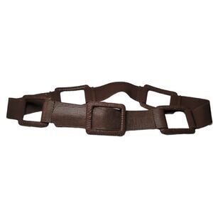 Chico's Brown Leather Belt Size M
